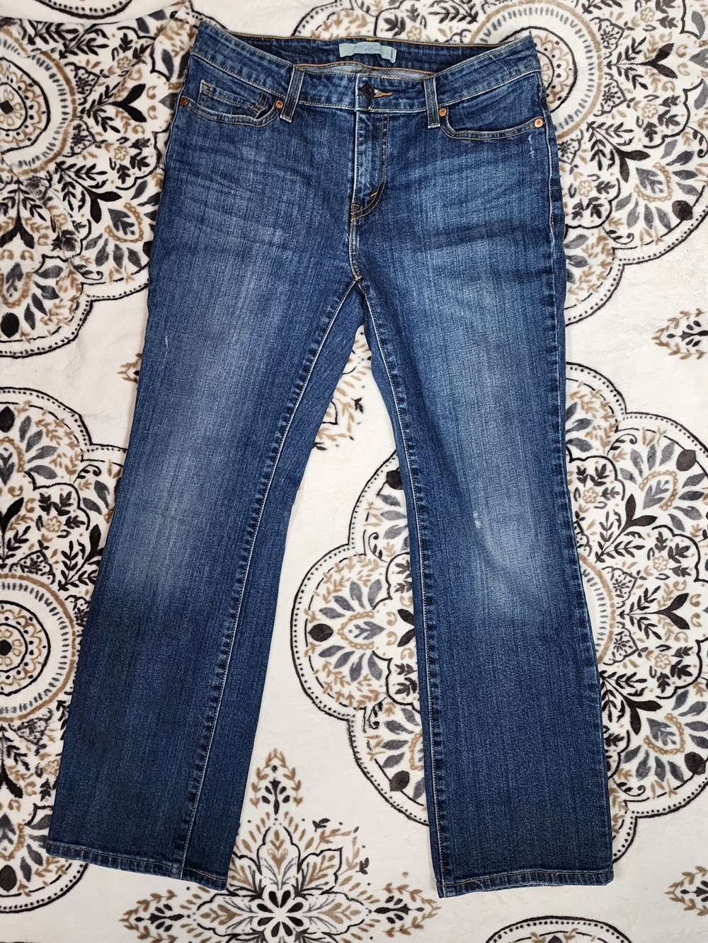 Levi's 515 Women's Boot Cut Jeans - Dark Blue Wash